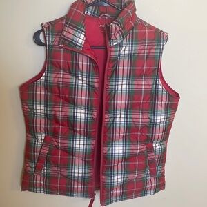 Lands end down vest- size S
